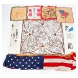 WWII - VIETNAM US FLAG & PILLOW CASE