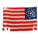 19TH C. 26 STAR GRAND LUMINARY PATTERN US FLAG