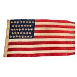 INDIAN WARS US ARMY 38 STAR FLAG