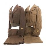 WWII US ANC NURSE CAPTAIN NAMED UNIFORM SET