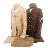 WWII US ARMY WAC NCO SERVICE UNIFORMS