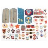 COLD WAR SOVIET & US MEDALS, PINS, & INSIGNIA