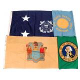 US STATE & USCG REAR ADMIRAL FLAGS