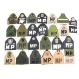 COLD WAR US ARMED FORCES MP & UNIT ARMBANDS