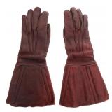 WWII GERMAN LUFTWAFFE PILOT LEATHER FLIGHT GLOVES