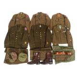 WWII - KOREA US ARMY OFFICER & ENLISTED UNIFORMS