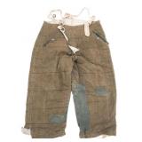 WWII GERMAN QUILTED REVERSIBLE WINTER TROUSERS
