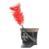 BRITISH 1828 PATTERN OFFICER "BELL TOP" SHAKO