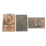 WWI - WWII GERMAN MILITARY & NSDAP RELIEF PLAQUES
