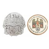 WWII GERMAN SETTLEMENT FEDERATION & NSV PLAQUES