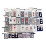COLD WAR US ARMED FORCES SERVICE MEDALS & CASES