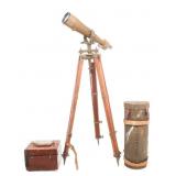 WWII JAPANESE MOUNTED 25x2 SPOTTING SCOPE & TRIPOD