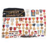 WWII - GULF WARS US ARMED FORCES SERVICE MEDALS