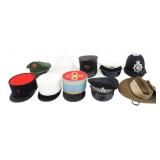WWII - COLD WAR POLICE & WORLD MILITARY HEADGEAR