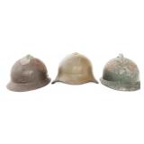 WWII FRENCH, ITALIAN, & SOVIET HELMETS