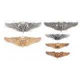 WWII US AAF FLIGHT NURSE & SURGEON WINGS