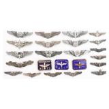 WWII US ARMY AIR FORCE PILOT & AIRCREW WINGS