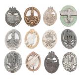 REENACTOR WWII GERMAN HEER & NSDAP BADGES