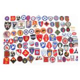 WWII - COLD WAR US GREENBACK & SHOULDER PATCHES