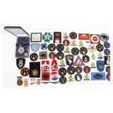 REENACTOR WWII US ARMY PATCHES & MEDALS
