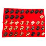 WWII USMC EM/NCO SERVICE AND DRESS COVER EGAS