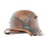 WWI IMPERIAL GERMAN M17 CAMOUFLAGE COMBAT HELMET