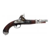 US SIMEON NORTH MODEL 1813 69 CAL FLINTLOCK PISTOL
