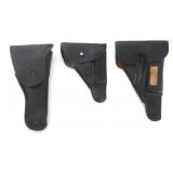 WWII US AND GERMAN PISTOL HOLSTERS