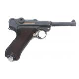 1936 GERMAN S/42 CODE MAUSER MODEL P08 9mm PISTOL