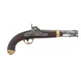 WILLIAM GLAZE PALMETTO ARMORY MODEL 1842 PISTOL