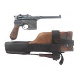 MAUSER MODEL C96 7.63mm BROOMHANDLE PISTOL