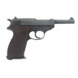 WWII GERMAN ac CODE WALTHER MODEL P 38 9mm PISTOL