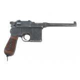 1920 MAUSER REWORK C96 9mm BROOMHANDLE PISTOL