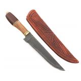 CARBON STEEL FIXED BLADE HUNTING KNIFE