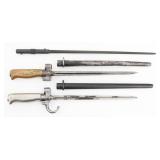 WWI - WWII FRENCH CUT-DOWN M1886 & M1936 BAYONETS