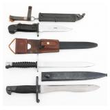 WWII - COLD WAR SPANISH, SWISS & GERMAN BAYONETS