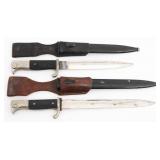 WWII GERMAN K98 DRESS BAYONETS by E & F HORSTER