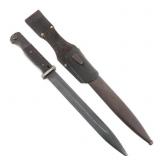 WWII GERMAN K98 BAYONET WITH SCABBARD & FROG