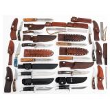 FIXED BLADE SKINNING KNIVES - BUCK, CRAFTSMAN