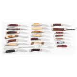 FOLDING POCKET KNIVES - CASE XX, BOKER, SCHRADE