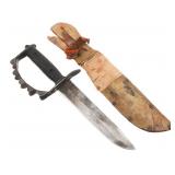 VIETNAM WAR US MODIFIED KNUCKLEDUSTER KNIFE