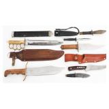 FIXED BLADE KNIVES - SCHRADE, MARBLES, CVA