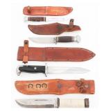 WWII - COLD WAR UTILITY KNIVES & CUT DOWN BAYONET