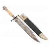 BRITISH BOWIE KNIFE by J MOSELEY & SONS