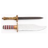 CUSTOM BOWIE KNIFE & DAGGER