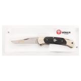 BOKER 24K GOLD ETCHED BLADE NEW DAWN SCOUT KNIFE