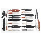 FIXED BLADE SKINNING & BOWIE KNIVES