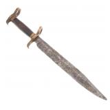 CIVIL WAR CONFEDERATE PIKE HEAD BOWIE KNIFE