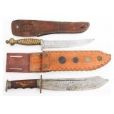 WWII US ARMY THEATER MADE FIGHTING KNIVES