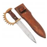WWII M.H. COLE 9-POINT KNUCKLE FIGHTING KNIFE